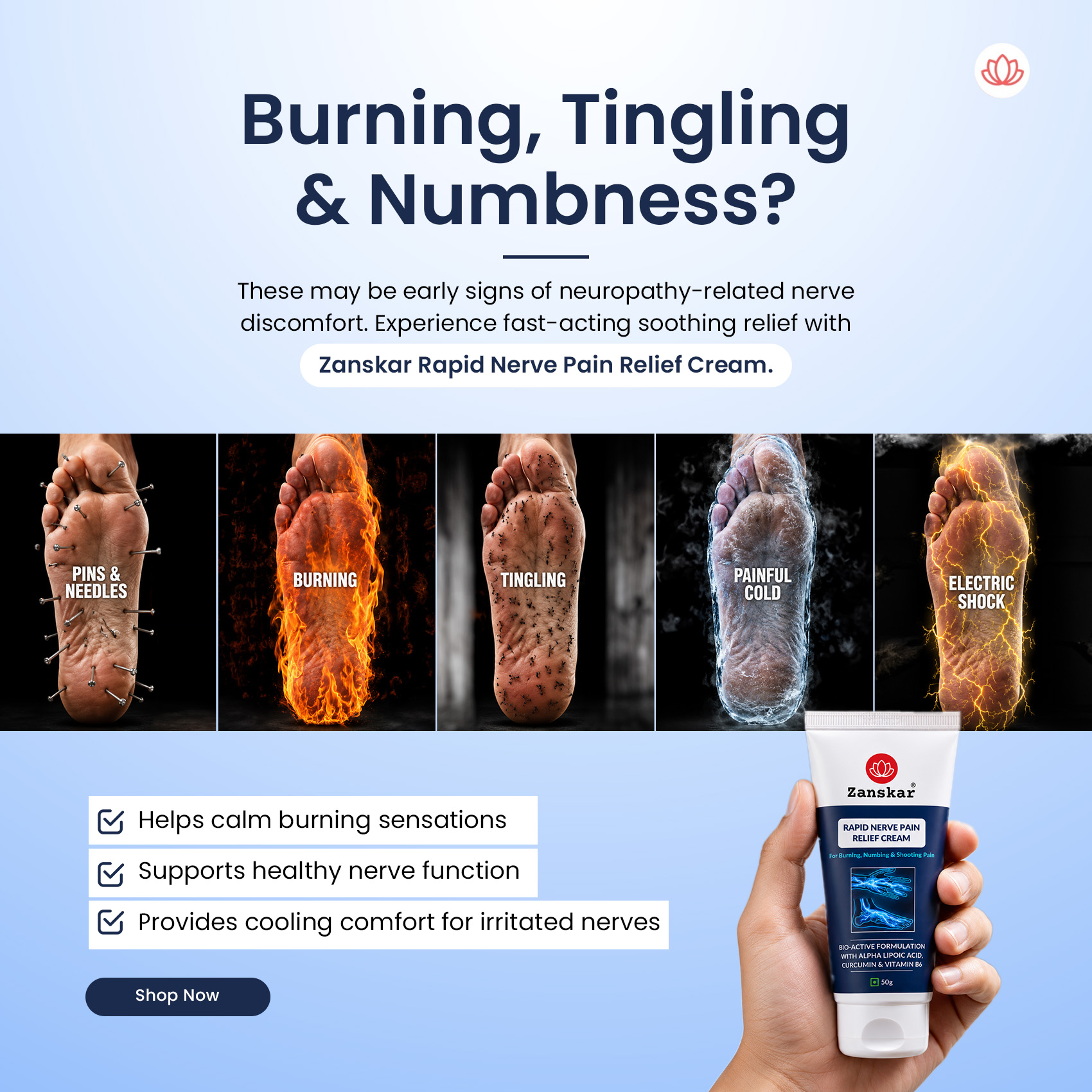 Zanskar: Muscle & Joint Relief Facebook ad