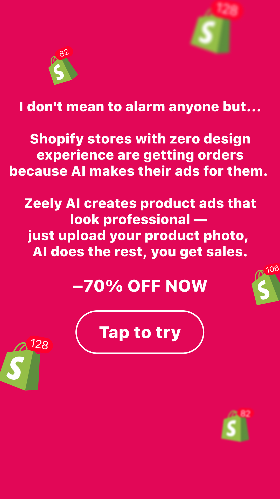 Zeely: AI Ads Maker Facebook ad