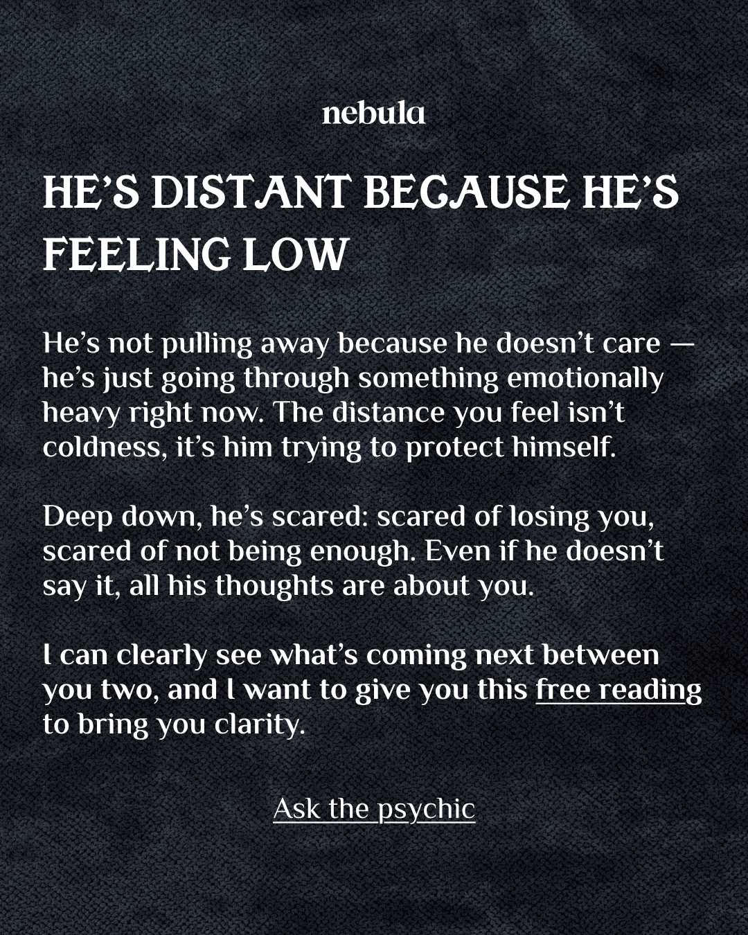 Your Relationship Advisor Facebook ad