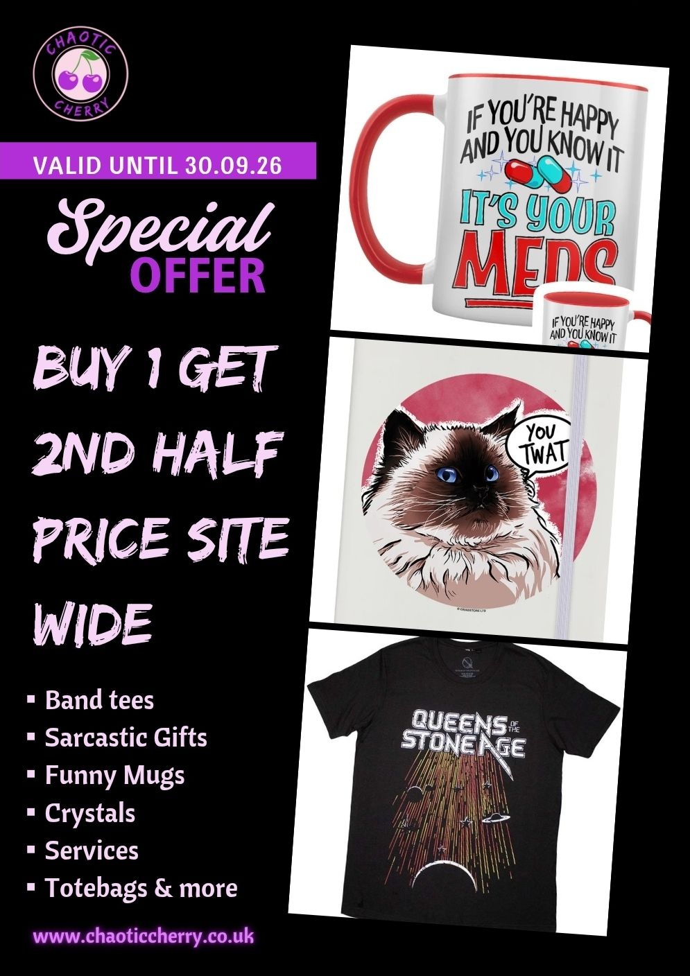 Chaotic Cherry Facebook ad: All Products | Chaotic Cherry