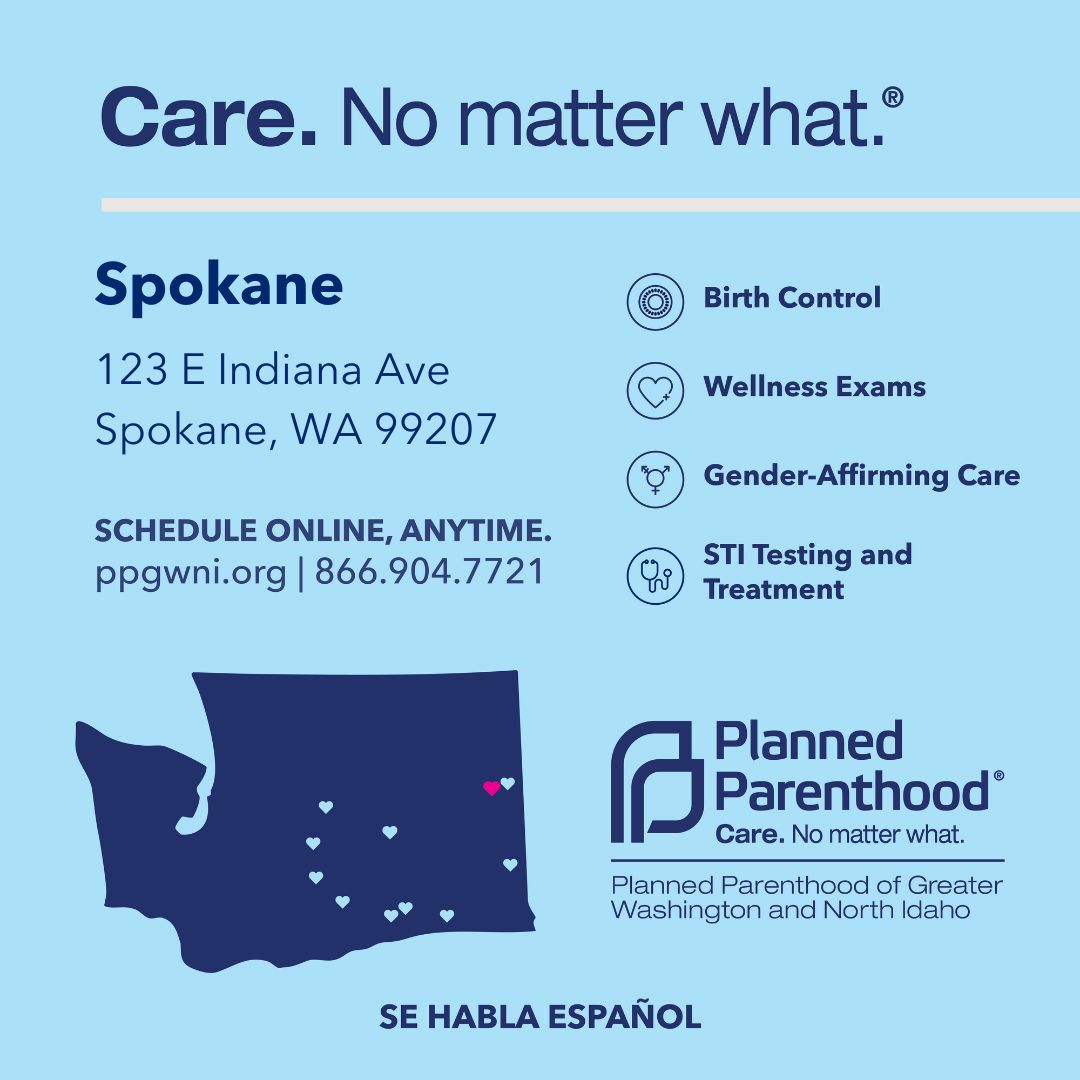 Planned Parenthood of Greater Washington and North Idaho Facebook ad