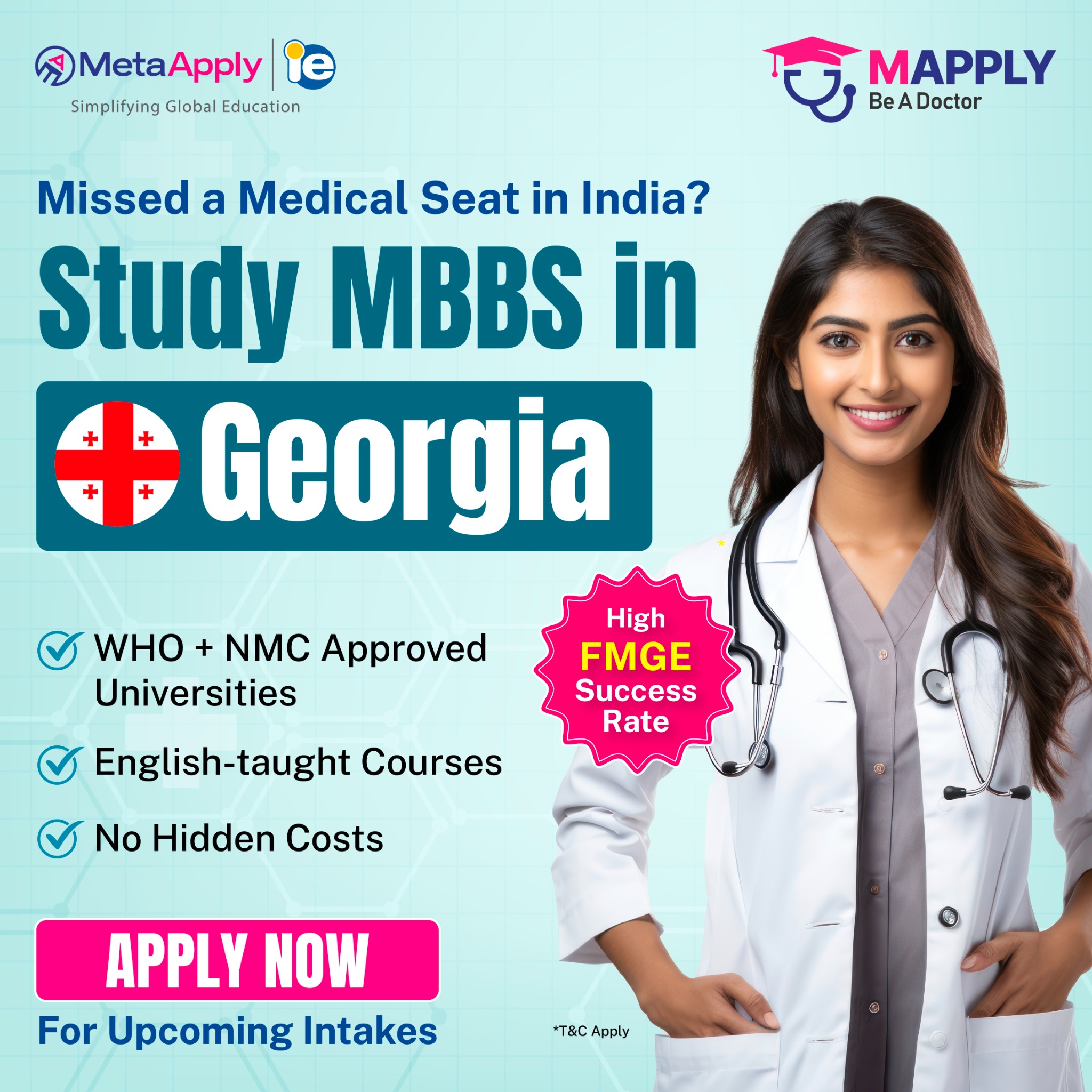 MetaApply - Study Abroad Facebook ad