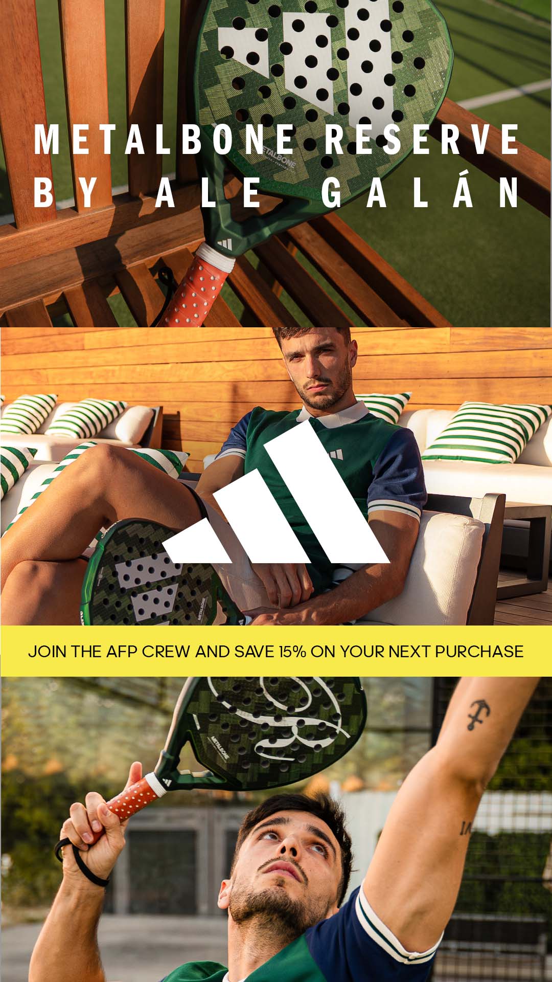 adidas padel Facebook ad