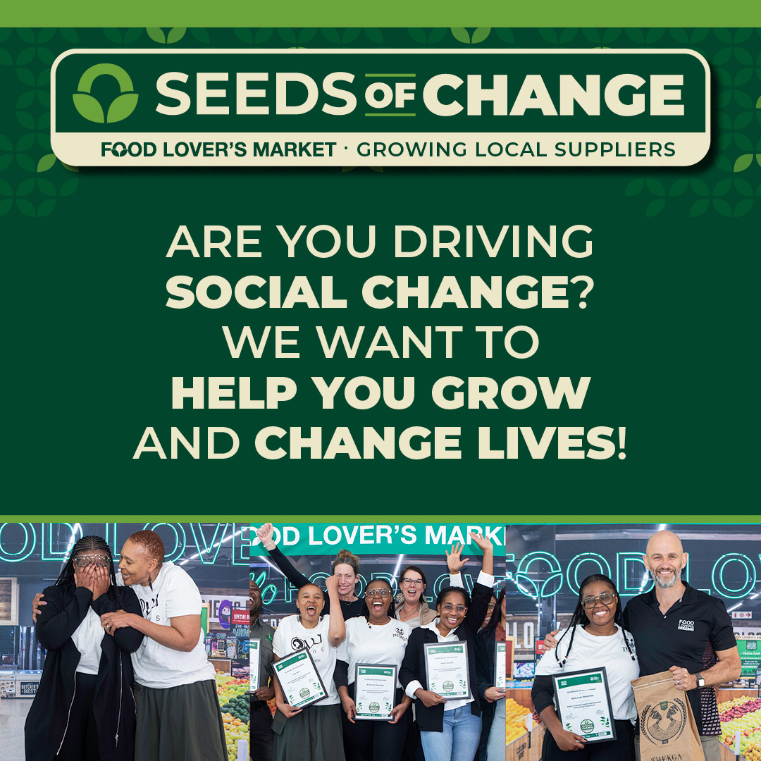 Food Lover's Market Facebook ad: Supporting local change