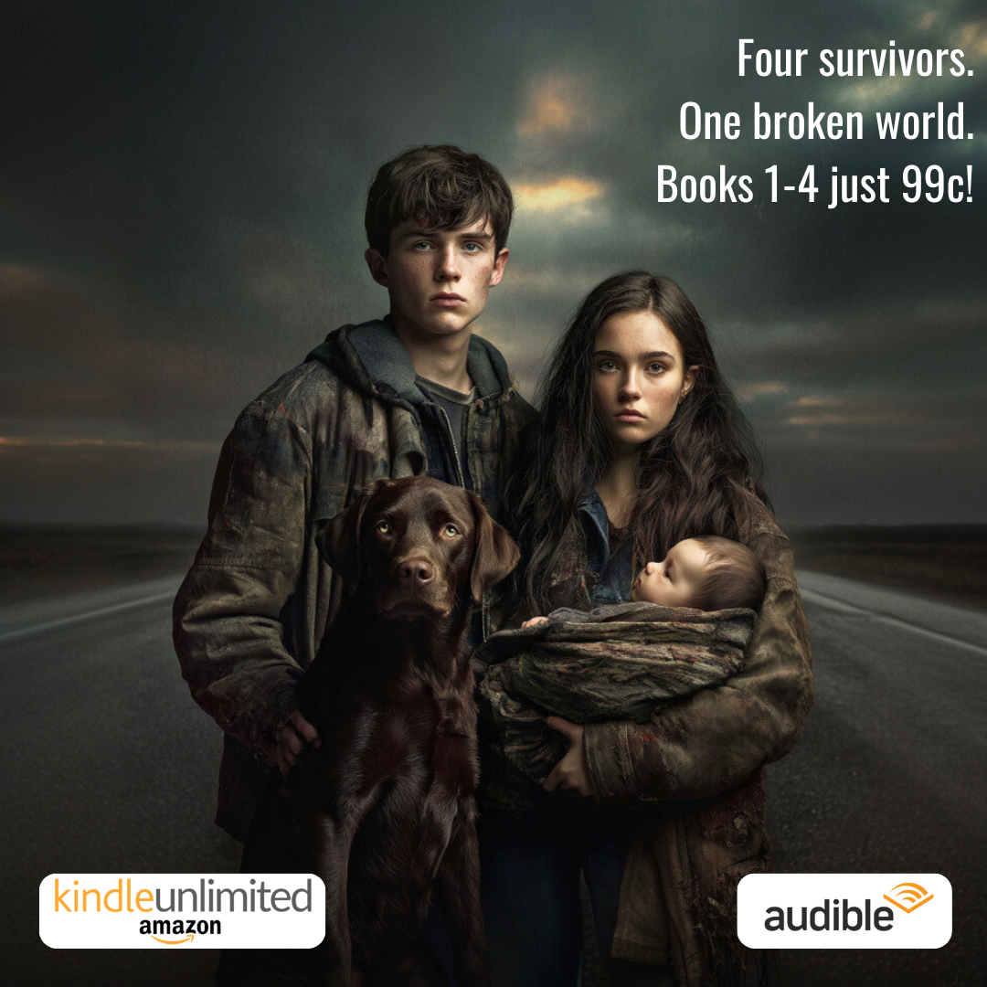 Alex Williams Author Facebook ad: A city infected. A fight for survival. Books 1-4 just 99c!