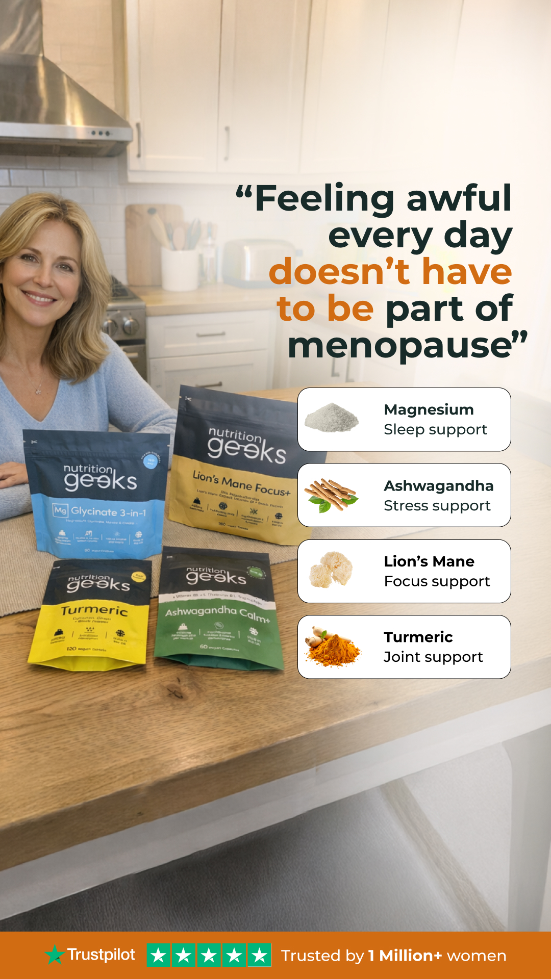 Nutrition Geeks Facebook ad