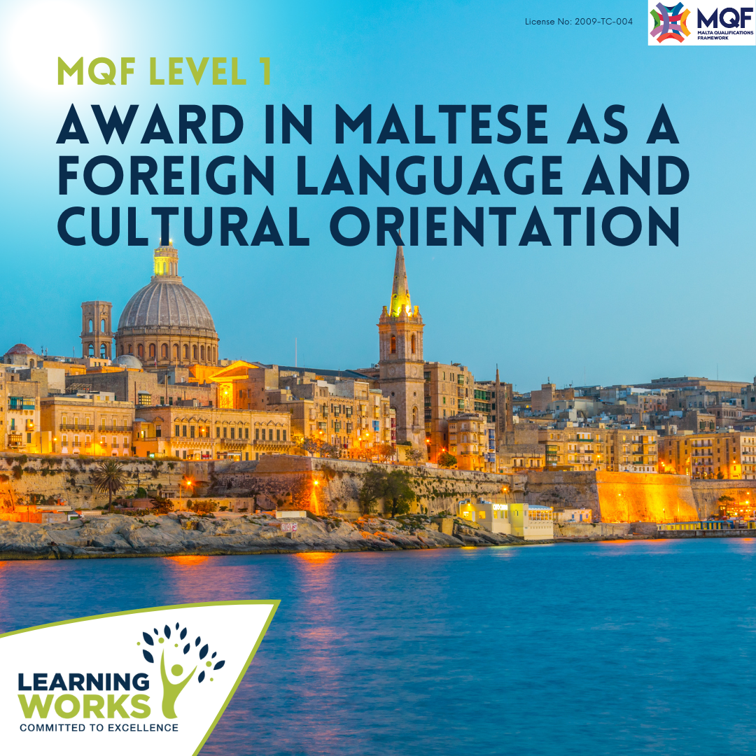 Learning Works Facebook ad: Learn Maltese with Learning Works!