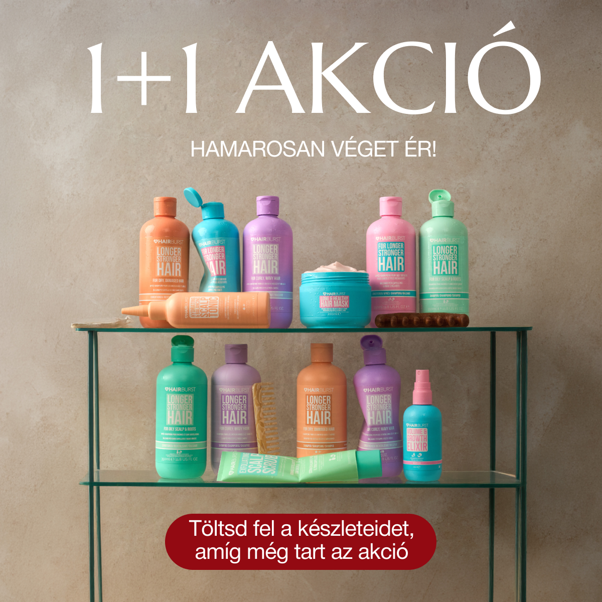 Hairburst Hungary Facebook ad
