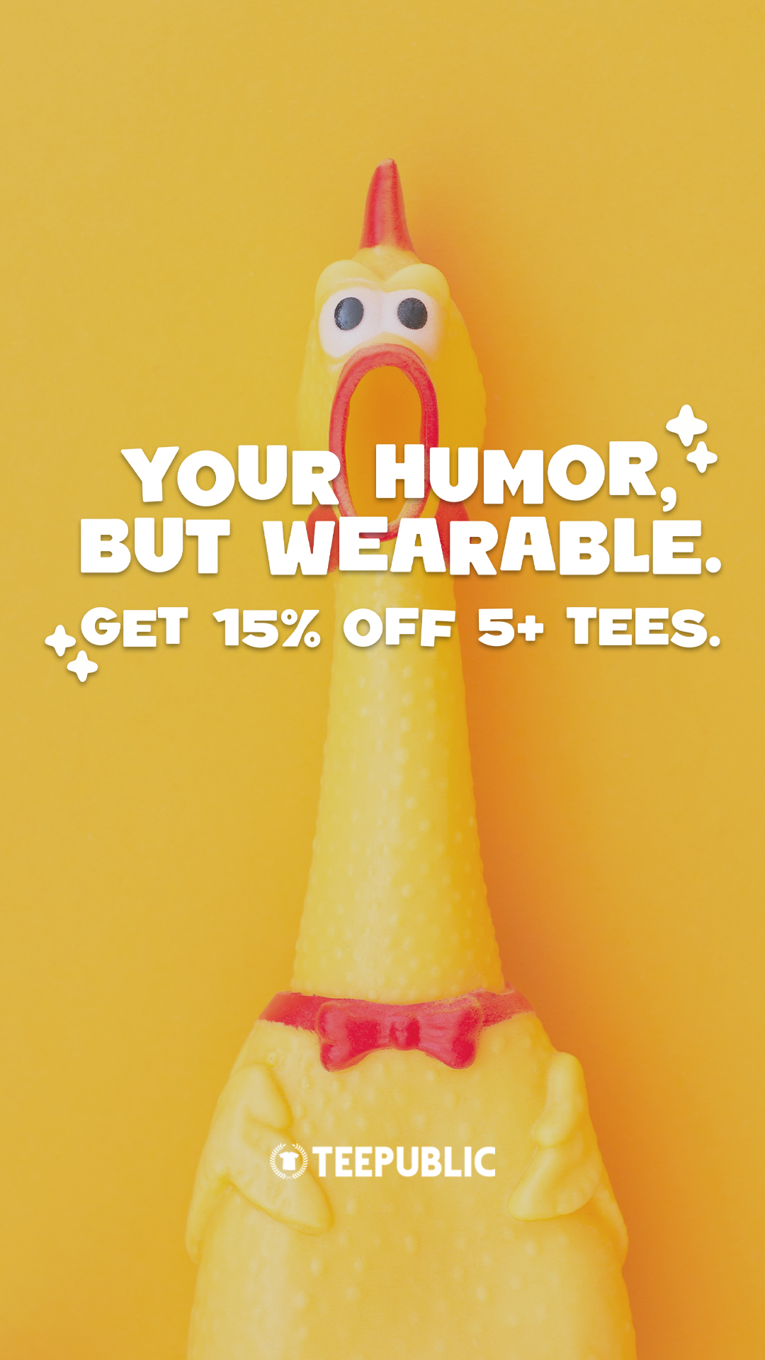 TeePublic.com Facebook ad