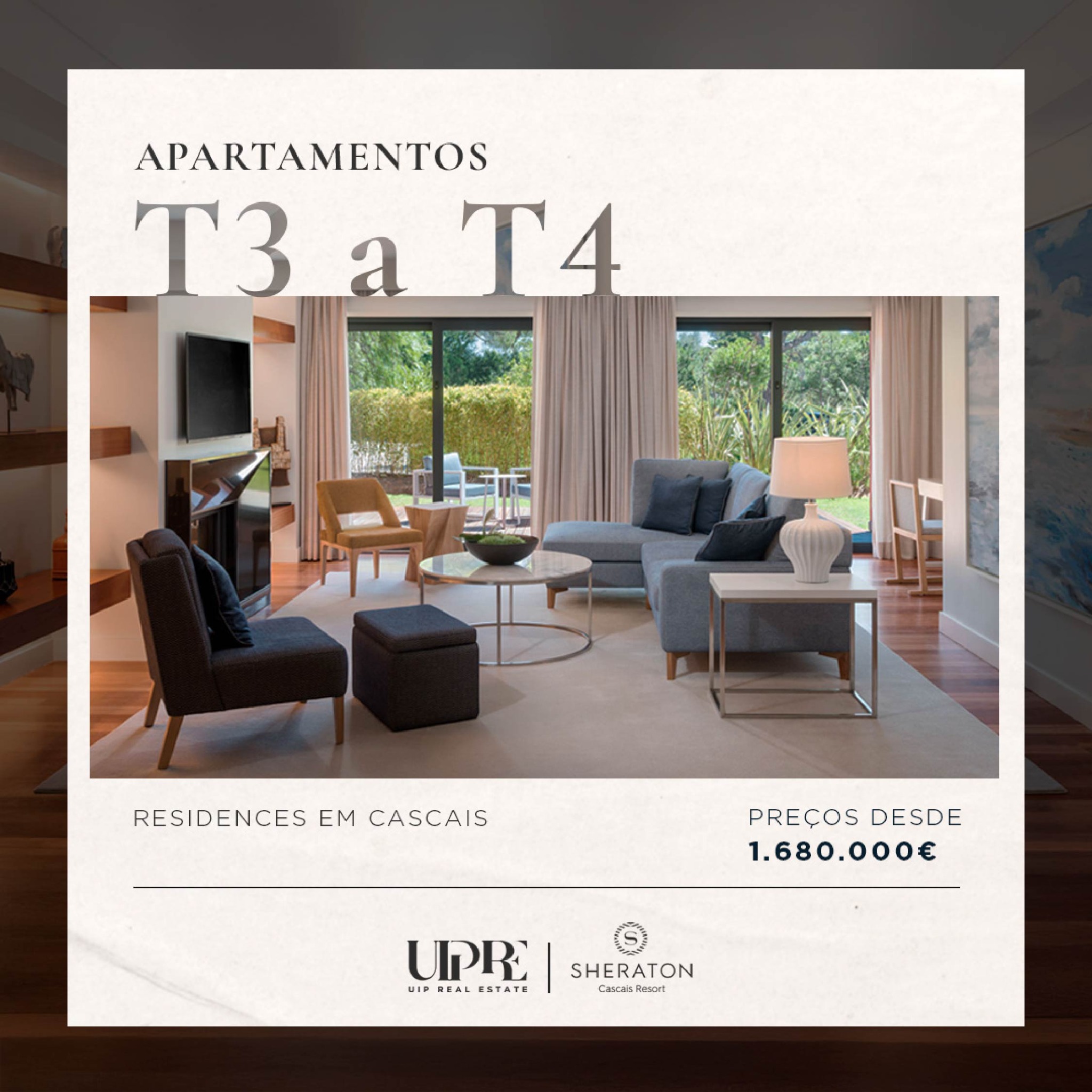 UIP Real Estate Facebook ad: O seu investimento.