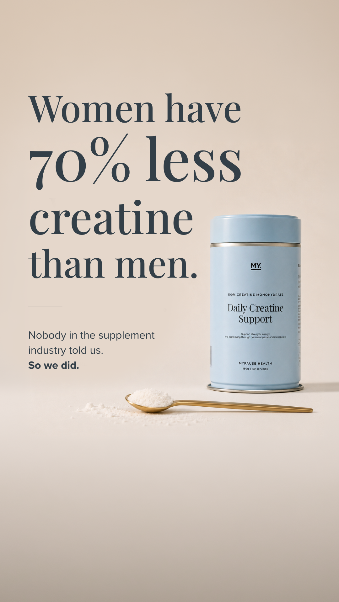 MyPause Health Facebook ad
