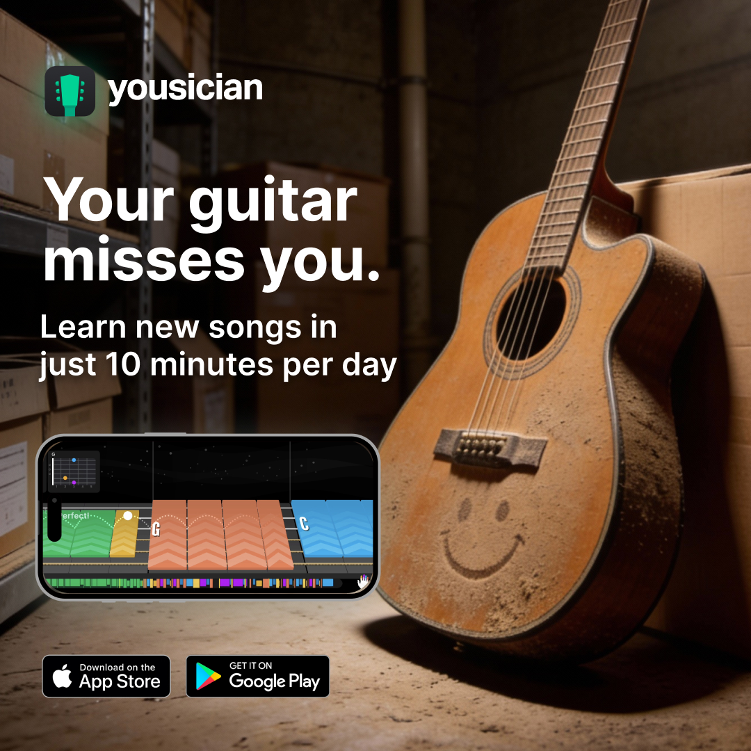 Yousician Facebook ad
