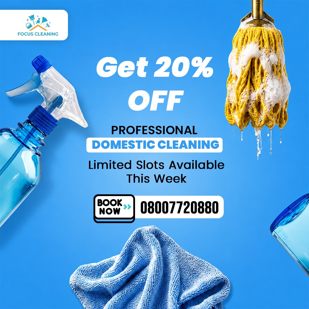 Focus Cleaning Facebook ad