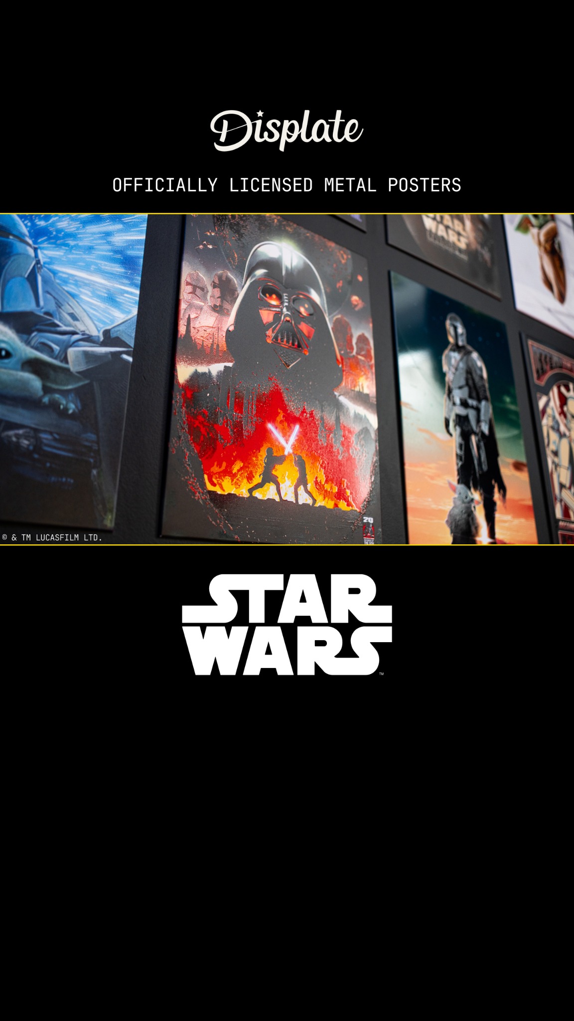 Displate Facebook ad