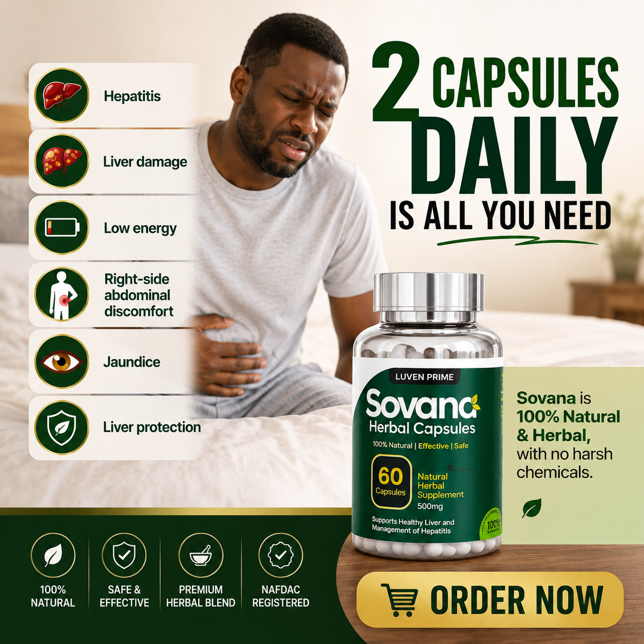 Sovana Nigeria Facebook ad: Hepatitis B, Fatty Liver, Liver Detox & Cleansing, Liver…