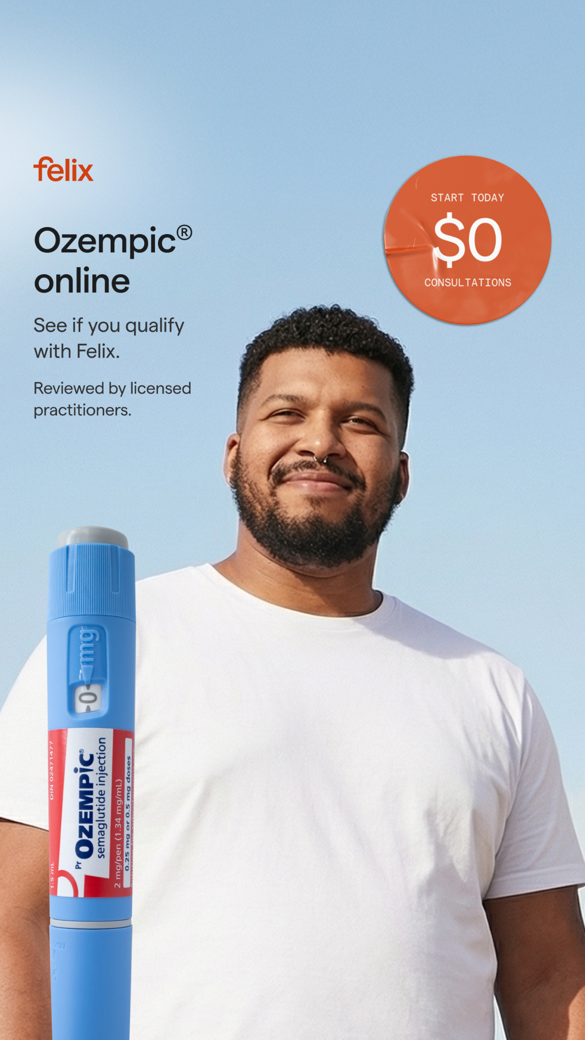 Felix Health Facebook ad