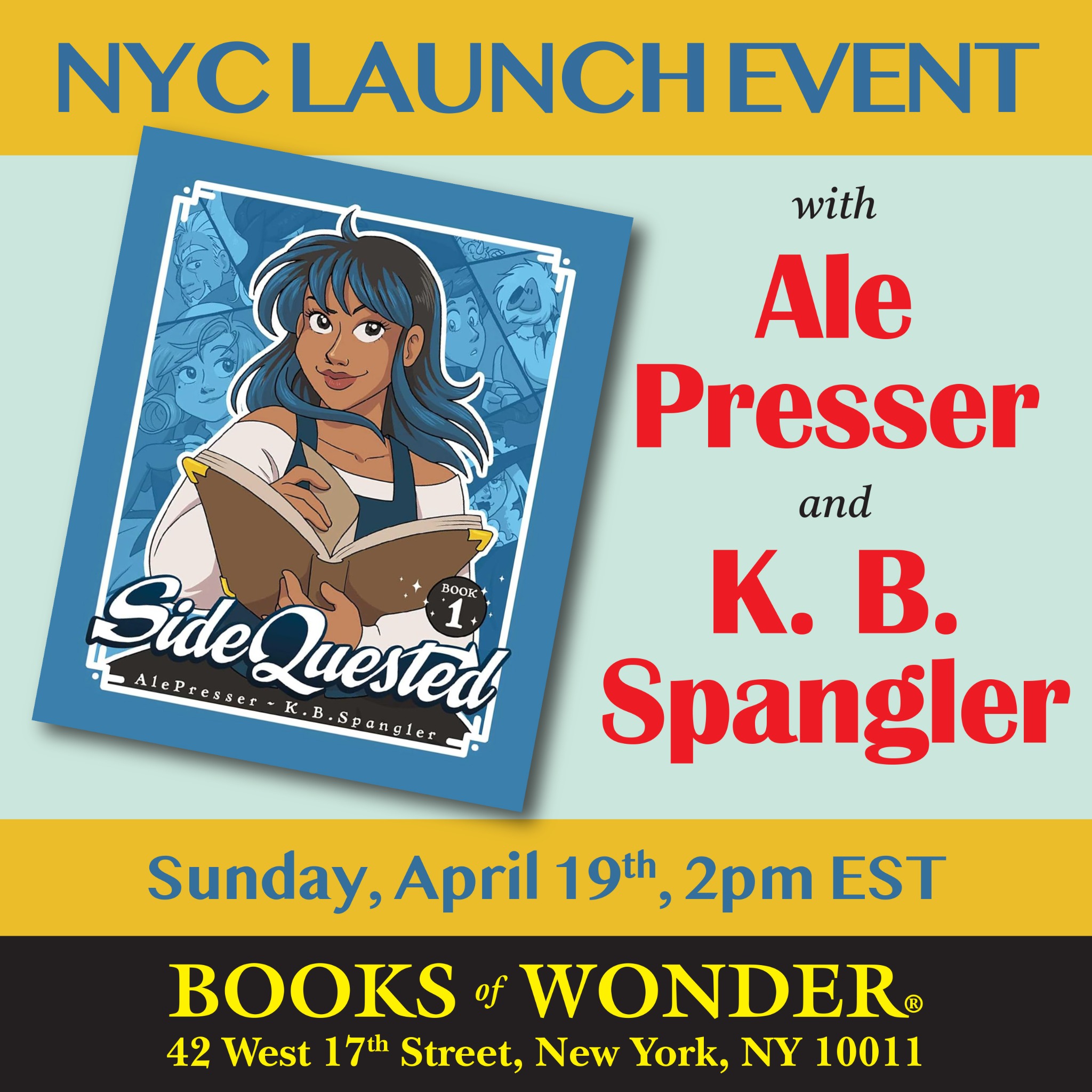 Books Of Wonder Facebook ad: Don’t miss what’s coming up at Books of…