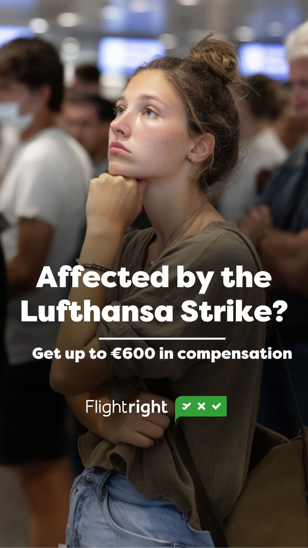 Flightright Facebook ad