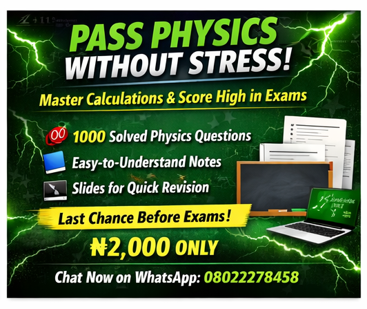 Shop for Quality Facebook ad: PASS PHYSICS WITHOUT STRESS!