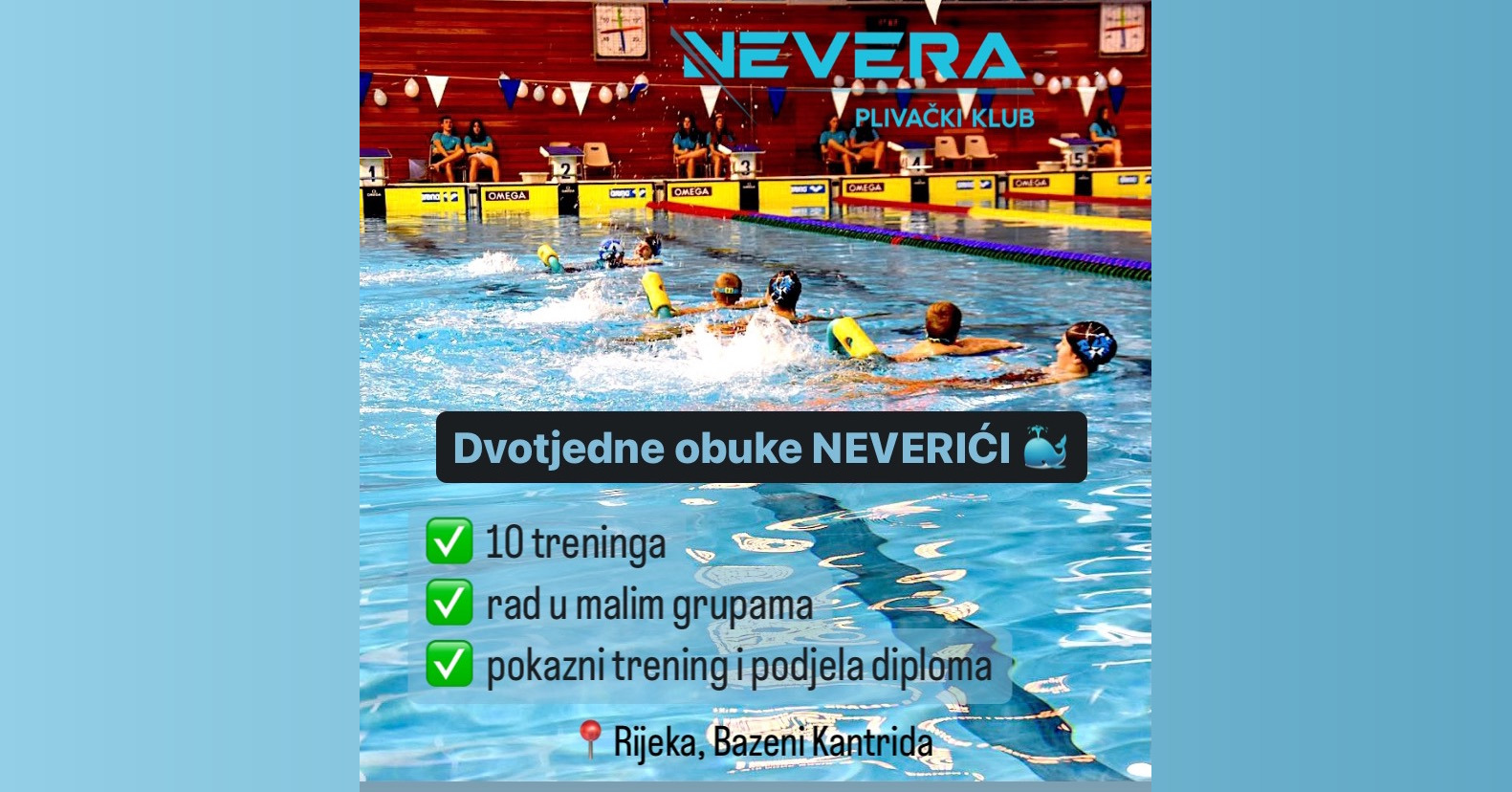 Plivački Klub Nevera Rijeka Facebook ad: Prijavi se - Neverići