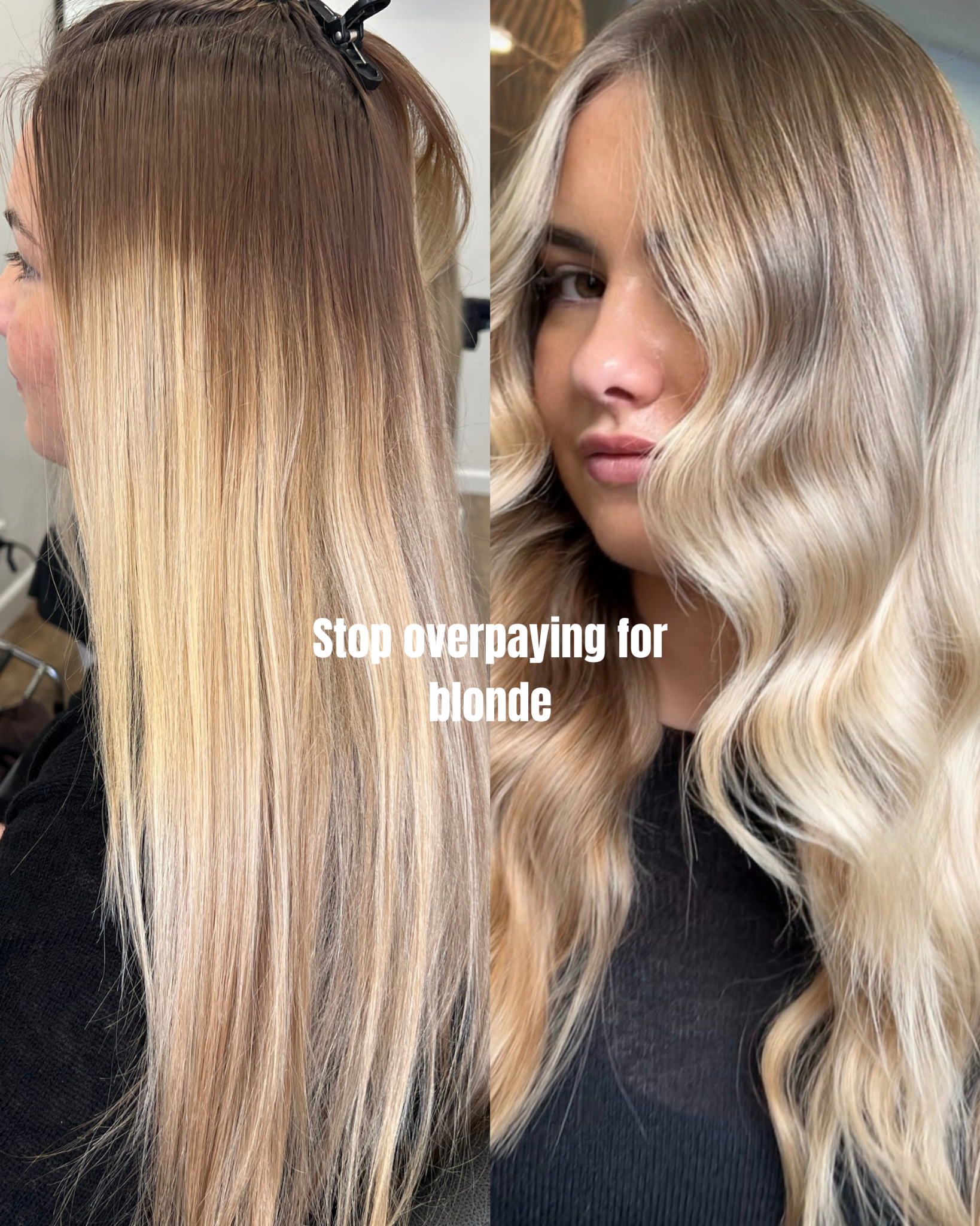 Social Hair Co Facebook ad: Stop paying for colour you don’t need.