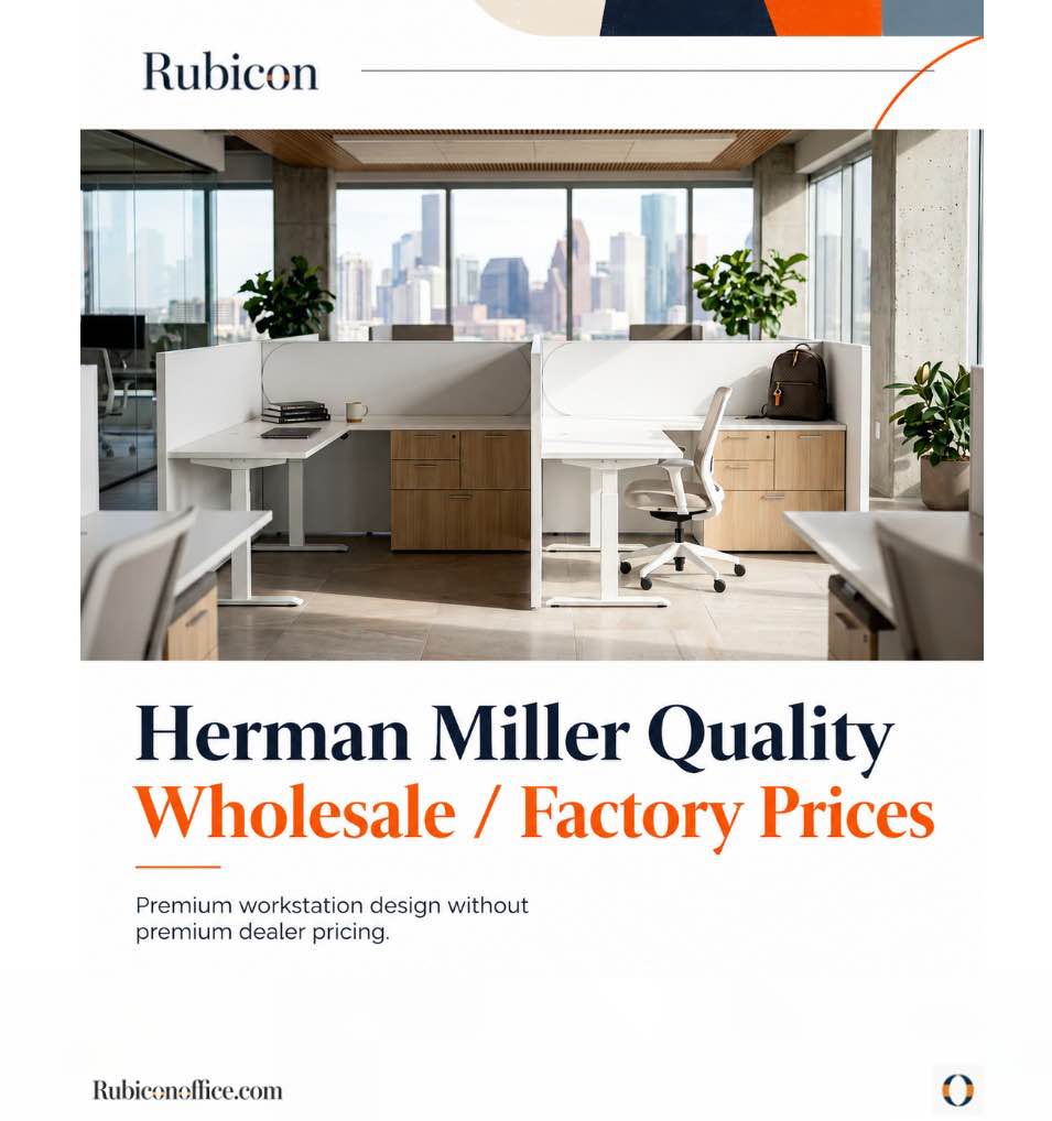 Michael Slobodzian Facebook ad: Custom Office Furniture & Cubicles, Factory-Direct Prices