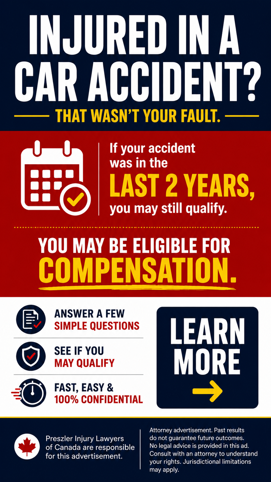 Claimant Legal Help Facebook ad from Jul 6, 2026