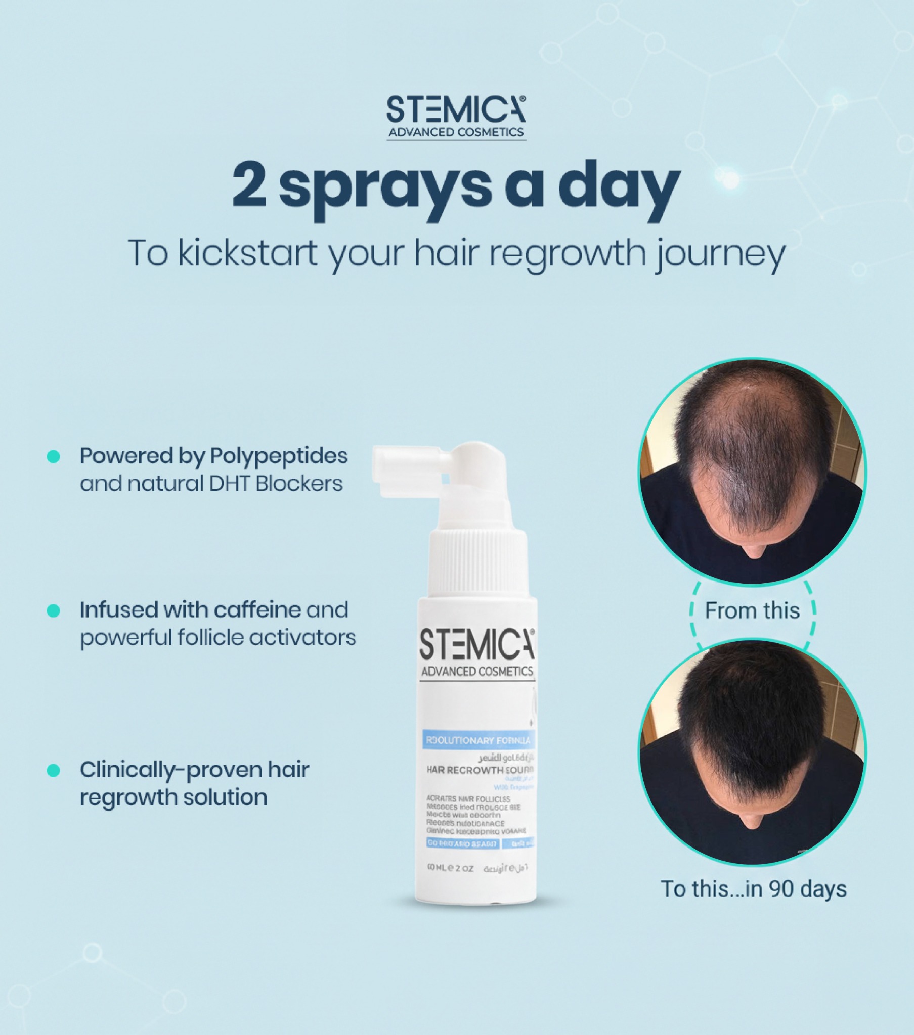 Stemica Facebook ad: Revive Your Locks Naturally