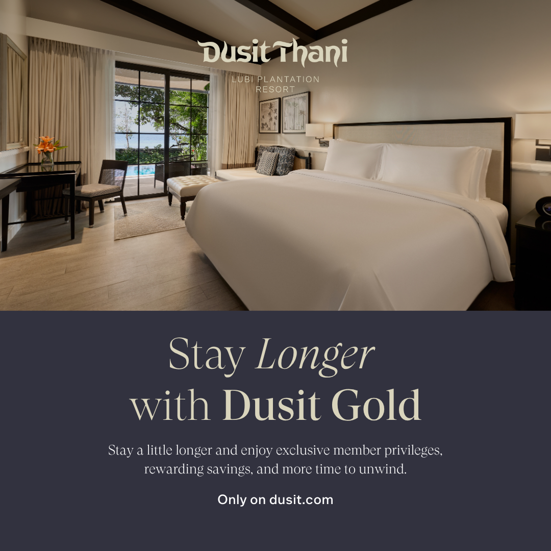 Dusit Thani Lubi Plantation Resort Facebook ad: More nights, more island moments.