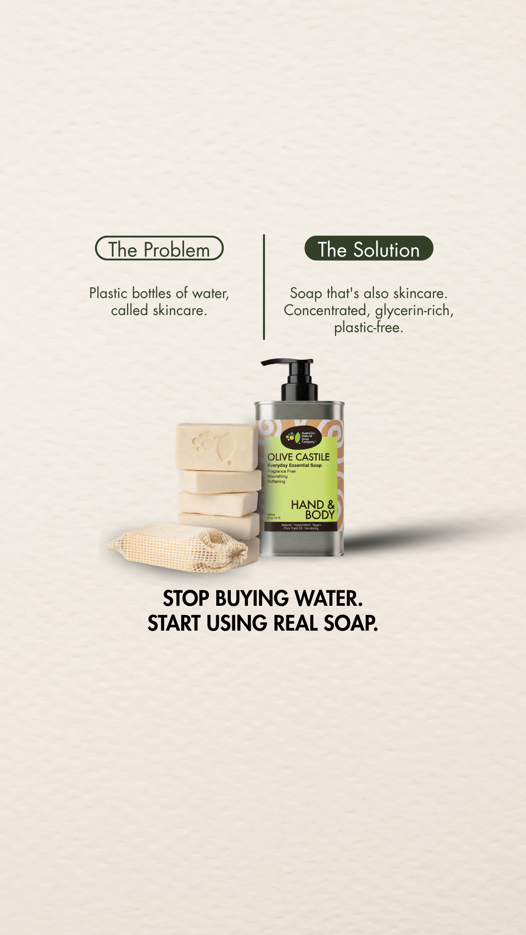 Australian Natural Soap Company Facebook ad