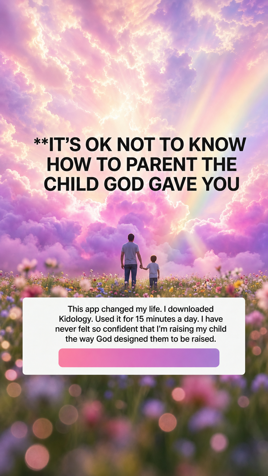 Kidology - Raising with faith Facebook ad
