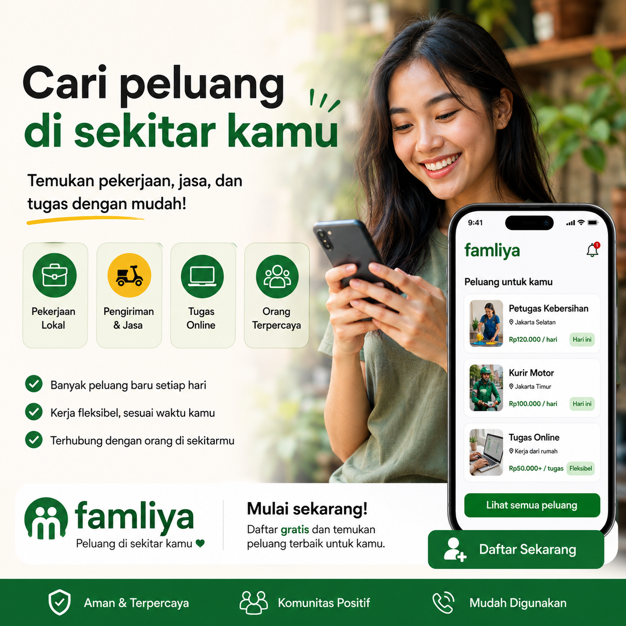Famliya Facebook ad: mulai hari ini