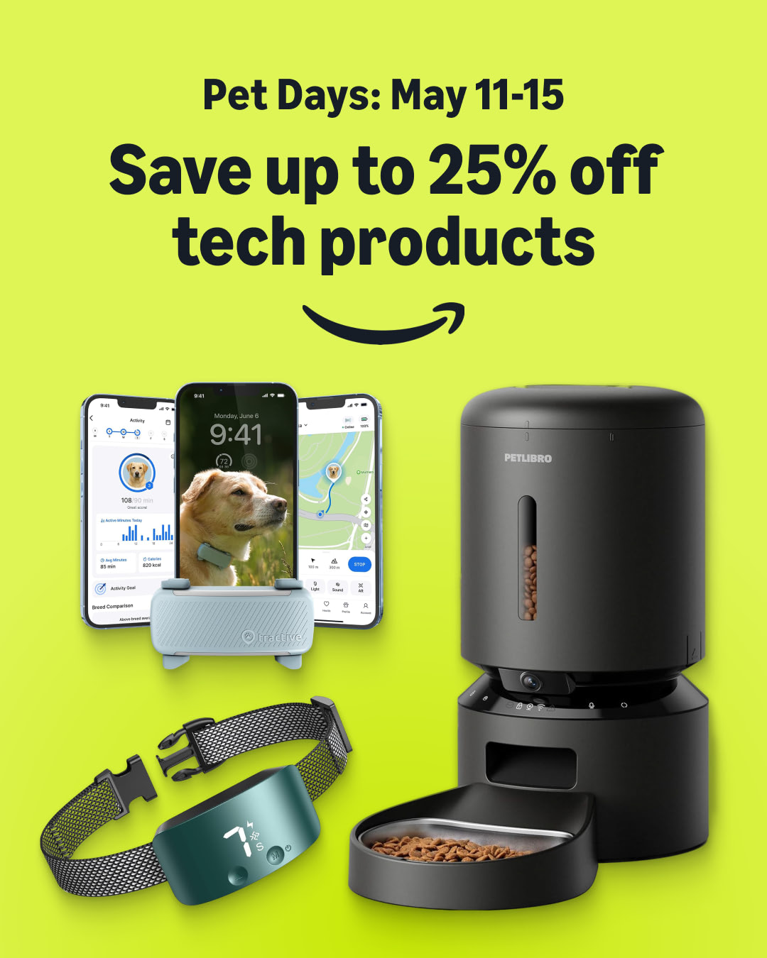 Amazon Pets Facebook ad from May 11, 2026
