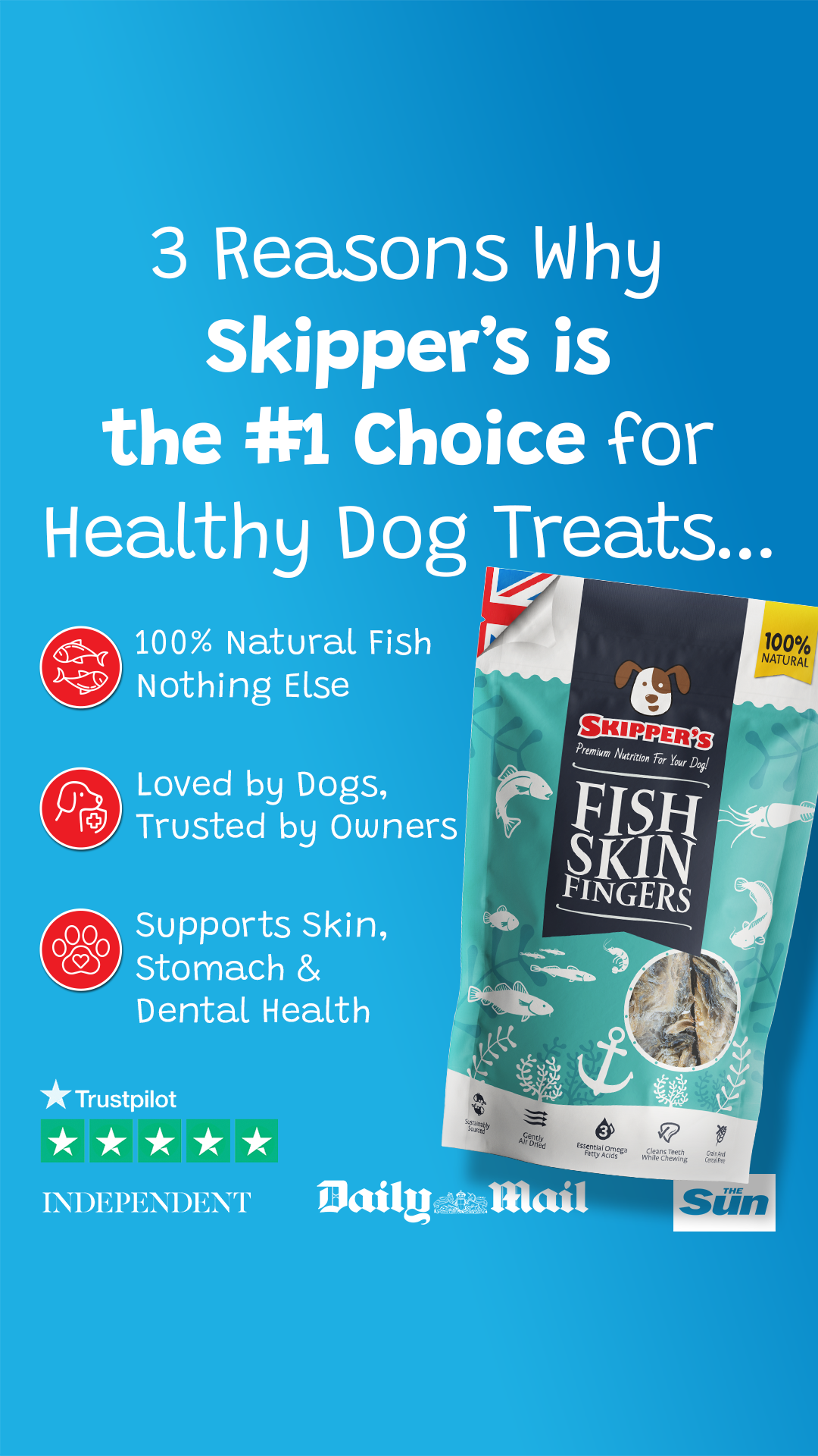 Skipper's Pet Products Facebook ad