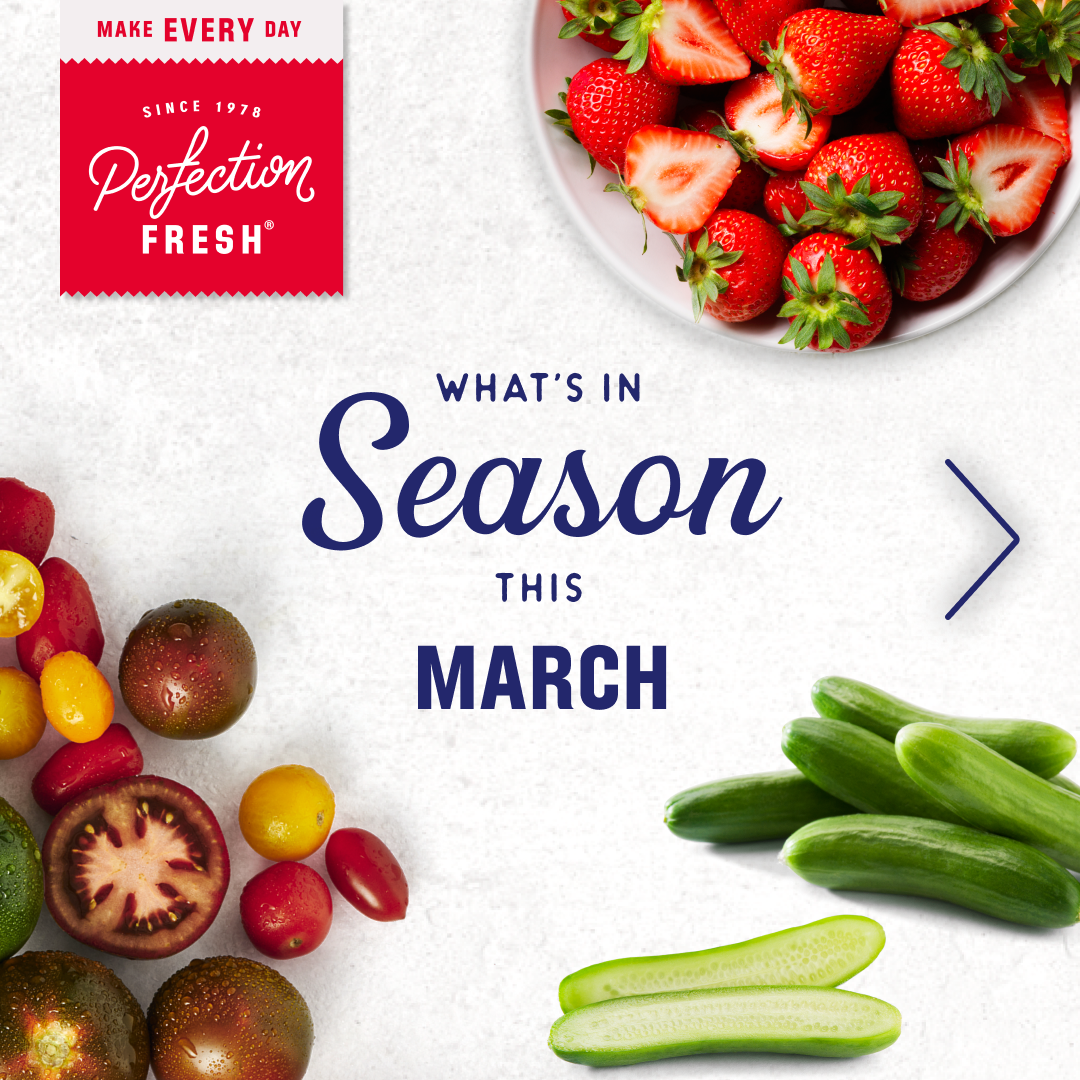 Perfection Fresh Australia Facebook ad: Enjoy delicious Broccolini, Qukes, Kumato, Petite Tomatoes…