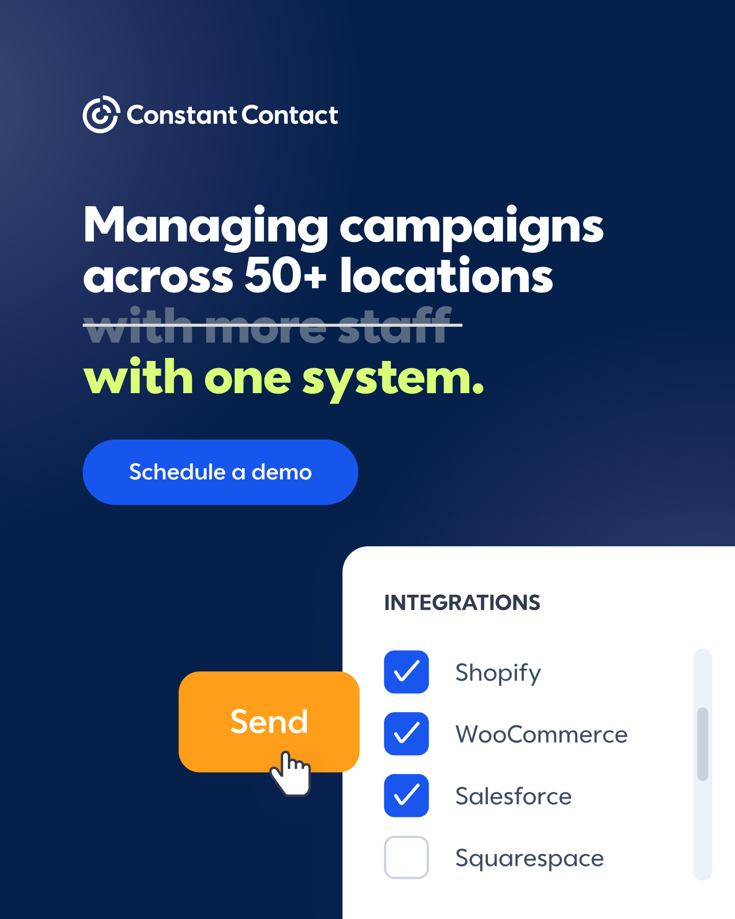 Constant Contact Facebook ad