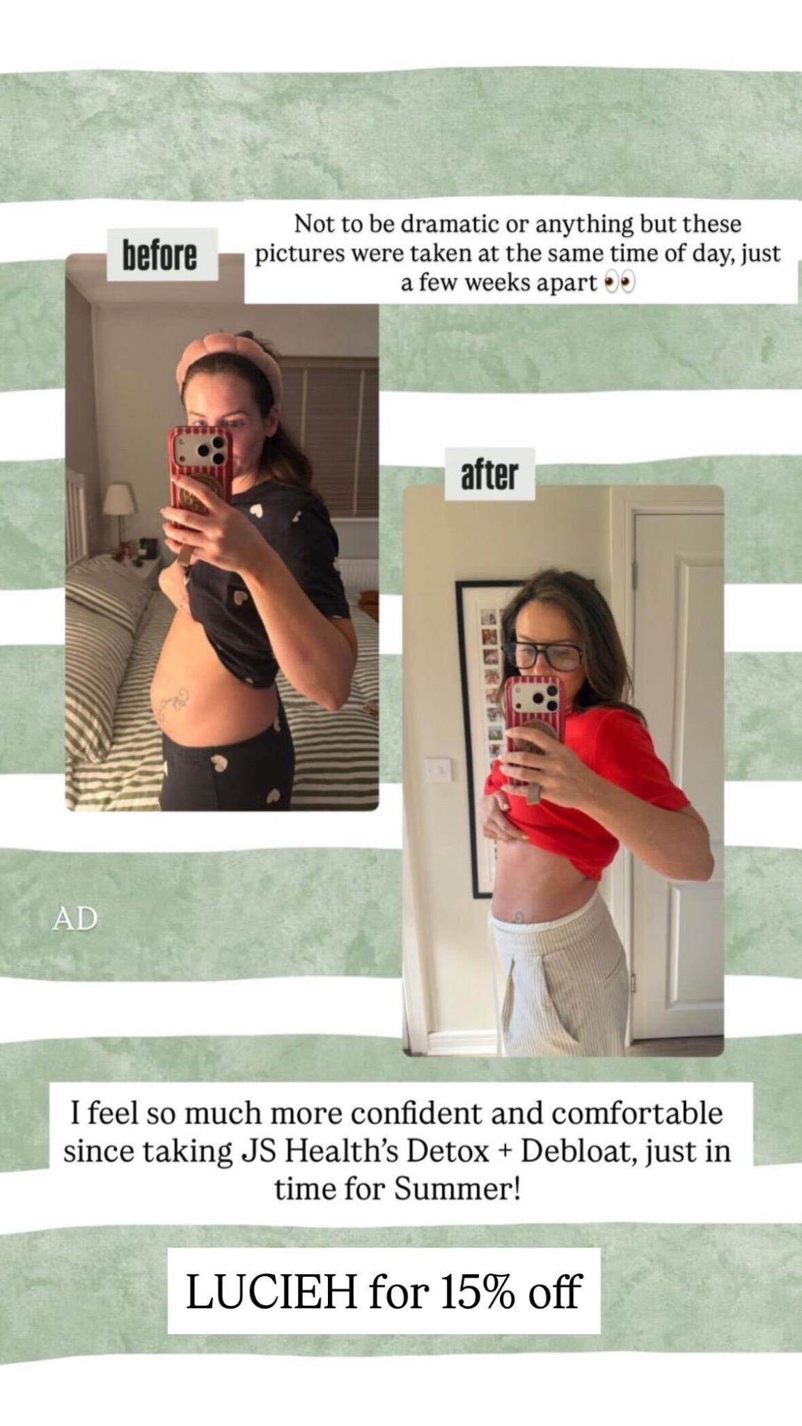 Lucie Houchin UK Content Creator Facebook ad
