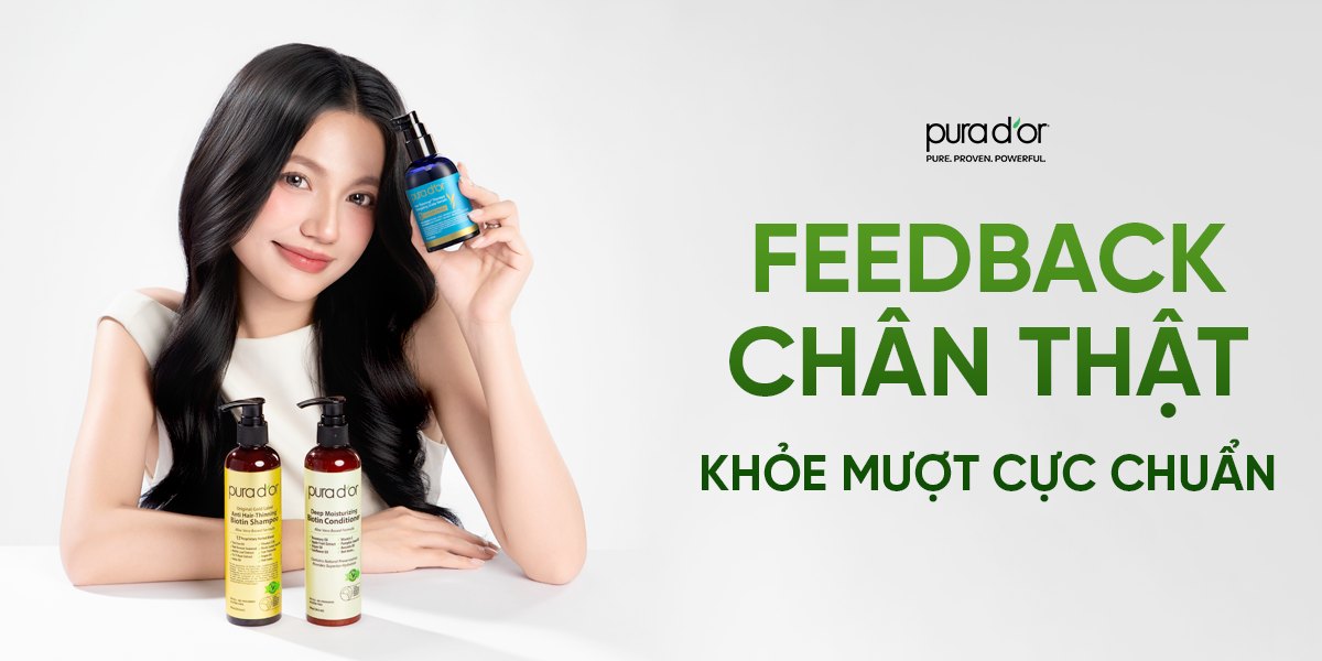 PURA D'OR Vietnam Facebook ad: KHÁCH HÀNG NÓI GÌ SAU KHI TRẢI NGHIỆM…