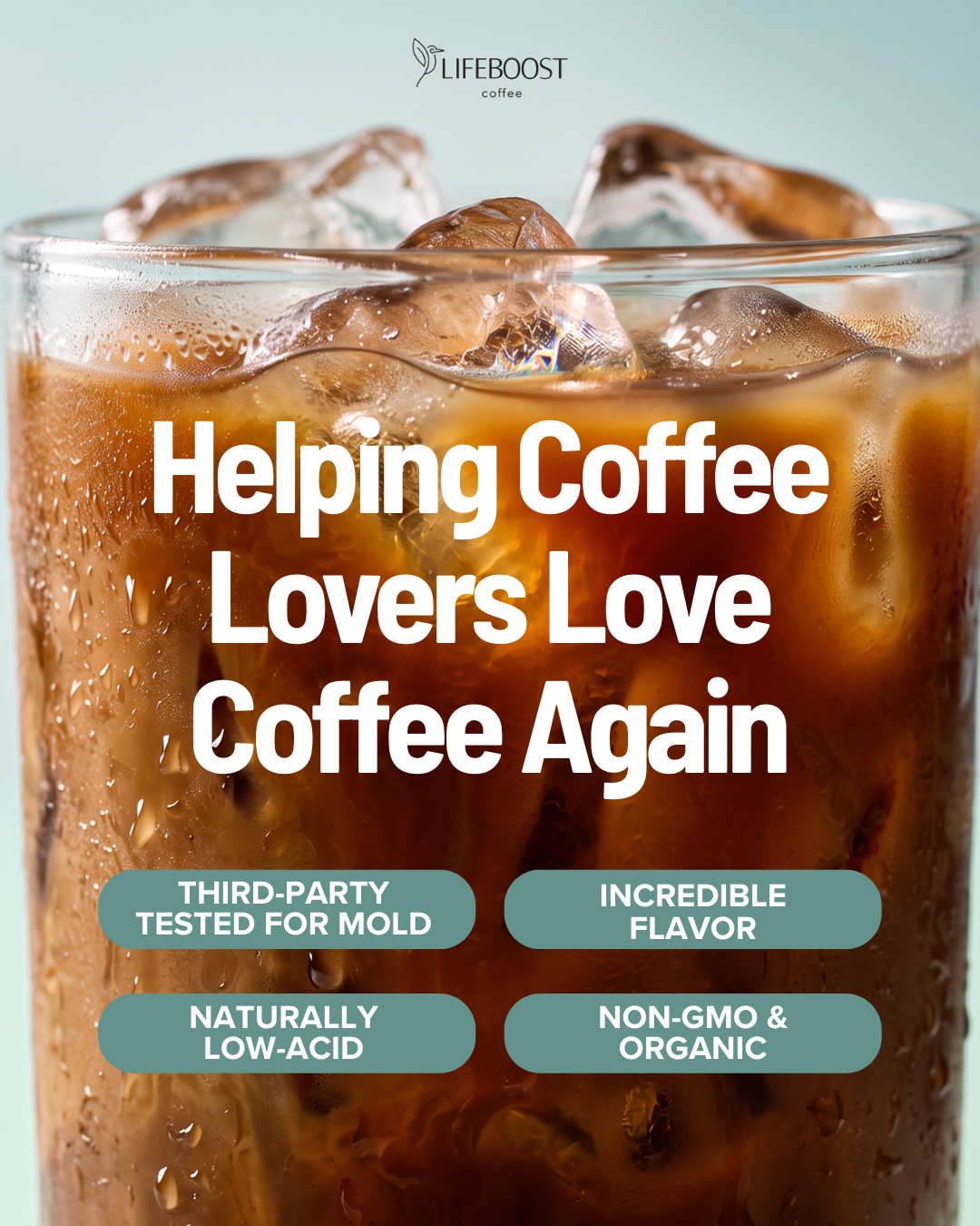 Lifeboost Coffee Facebook ad