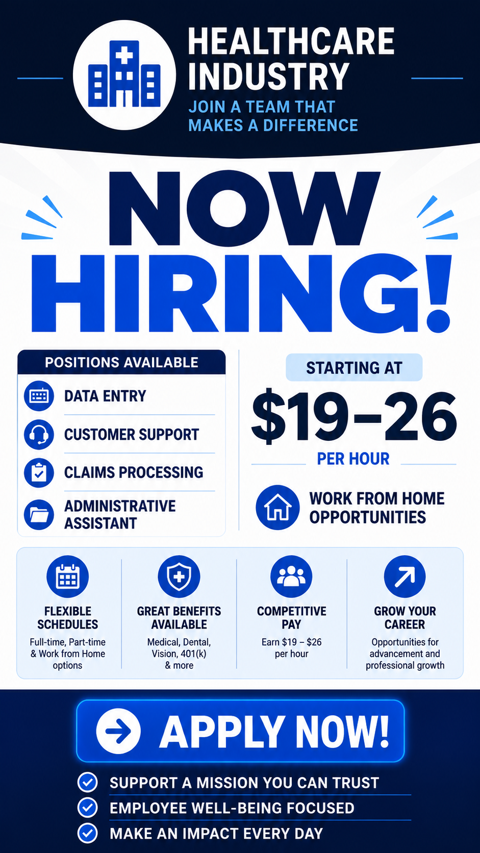 Job Spot Facebook ad: Easy Application!