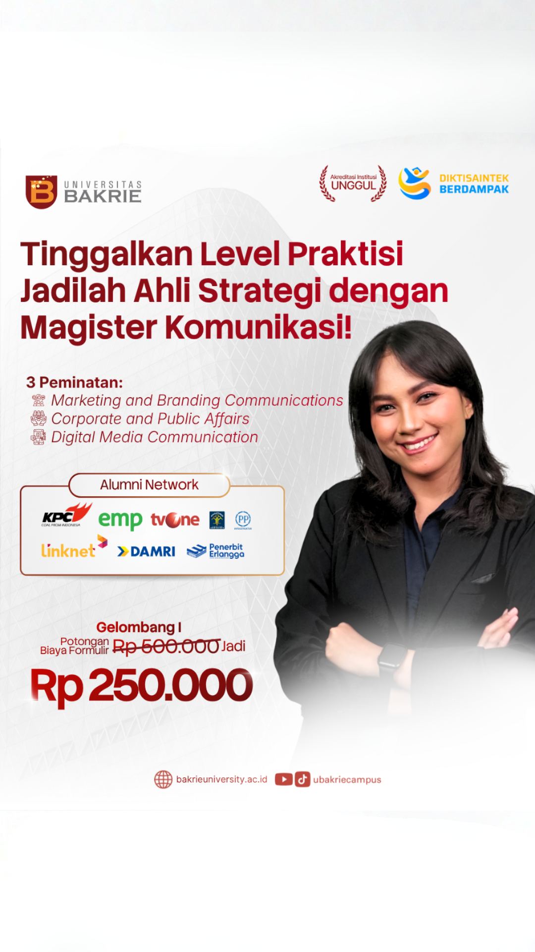 Universitas Bakrie Facebook ad from Jun 5, 2026