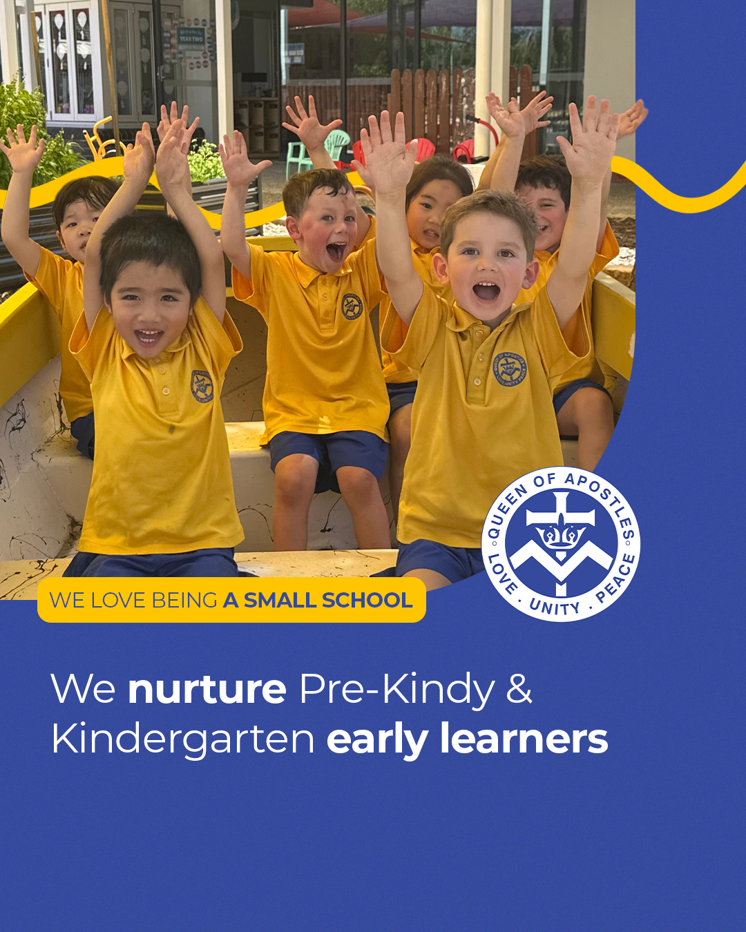 Queen of Apostles School Riverton Facebook ad