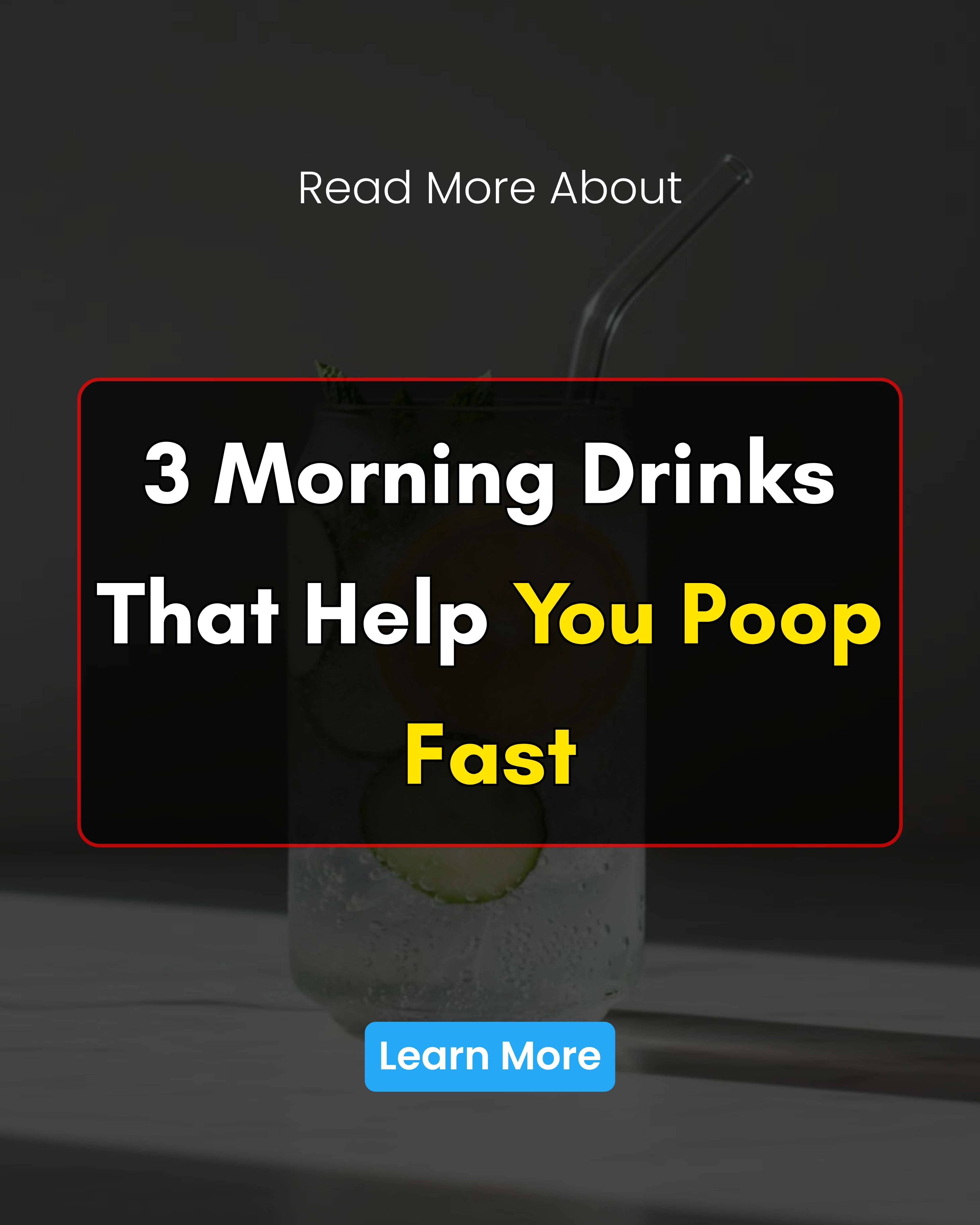The Promo Journal Facebook ad: Read More About 3 Morning Drinks That Help You Poop Fast