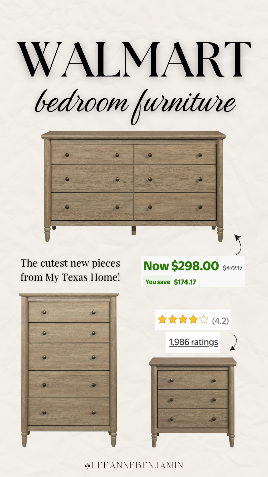 Lee Anne Benjamin Facebook ad