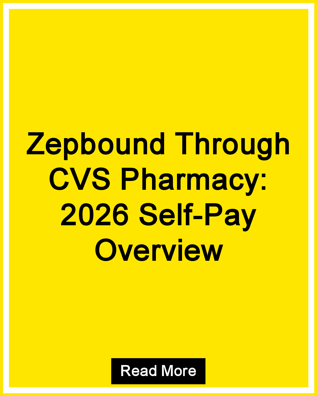 Vista Smart Options Facebook ad: Zepbound Through CVS Pharmacy: 2026 Self-Pay Overview Read…