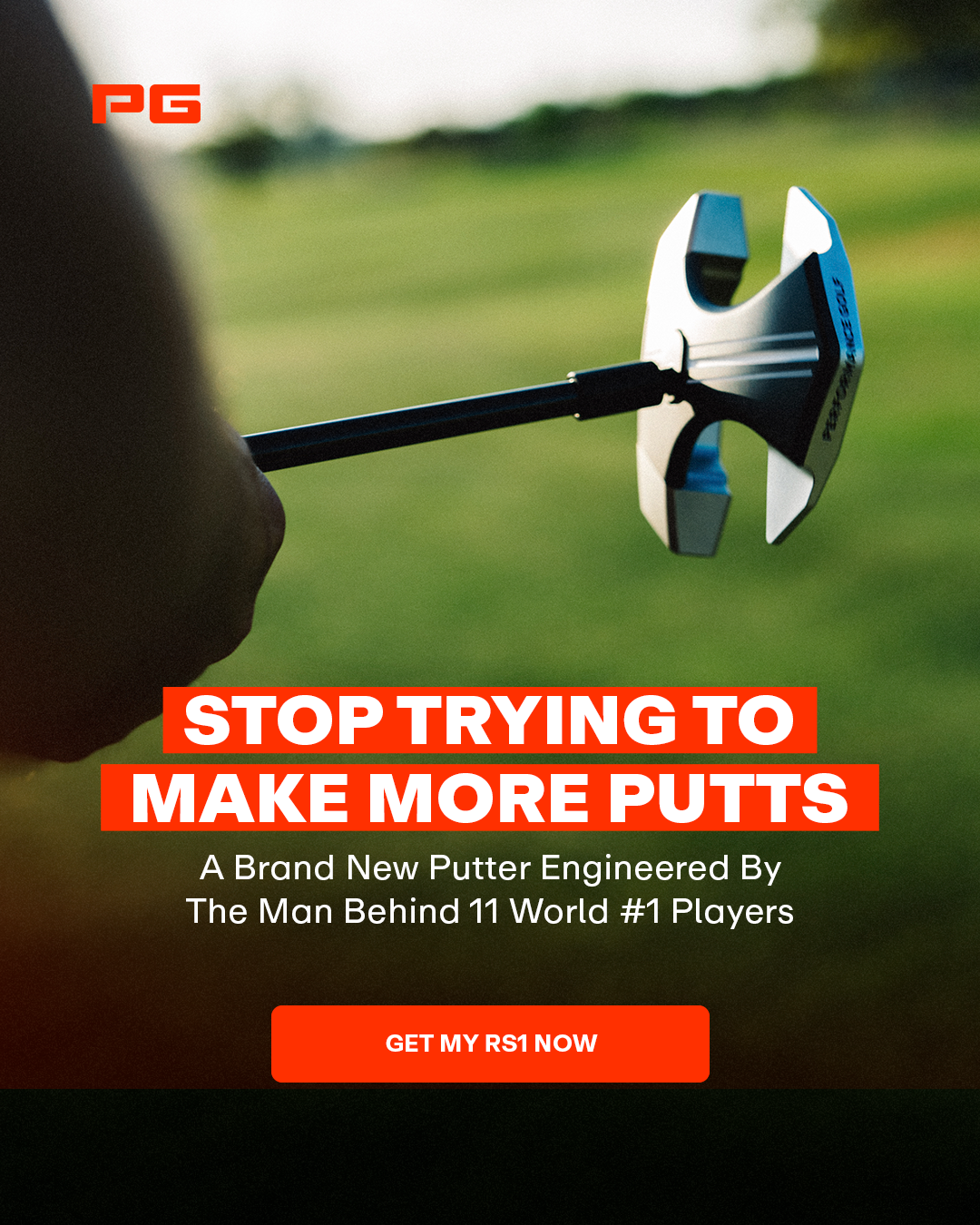Performance Golf Facebook ad