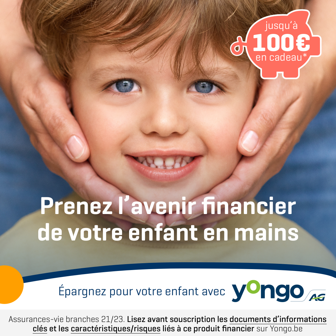 Yongo Belgium Facebook ad from May 5, 2026