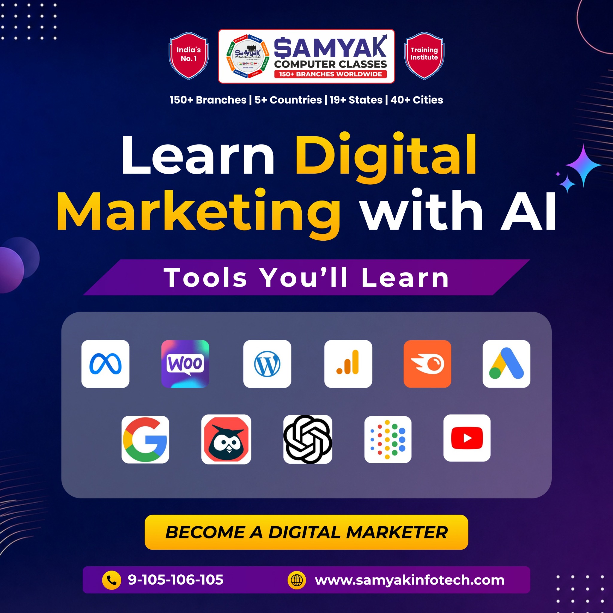 Samyak Computer Classes - 150+ Branches Facebook ad