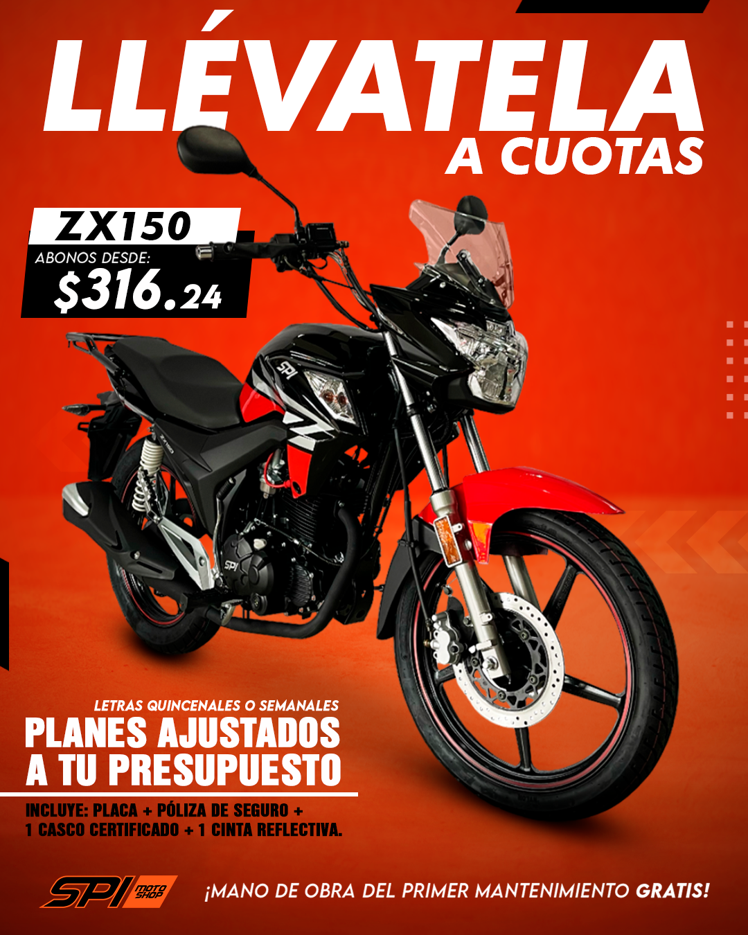 SPI MOTO SHOP Facebook ad