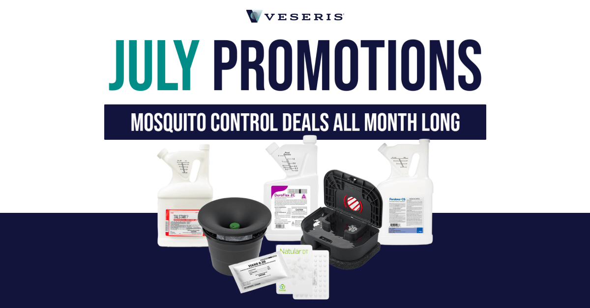 Veseris Facebook ad: Mosquito Madness Month at Veseris